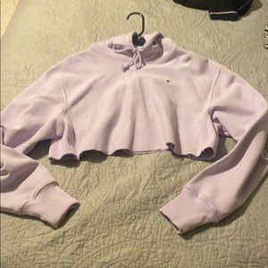 Champion crop sweatshirt